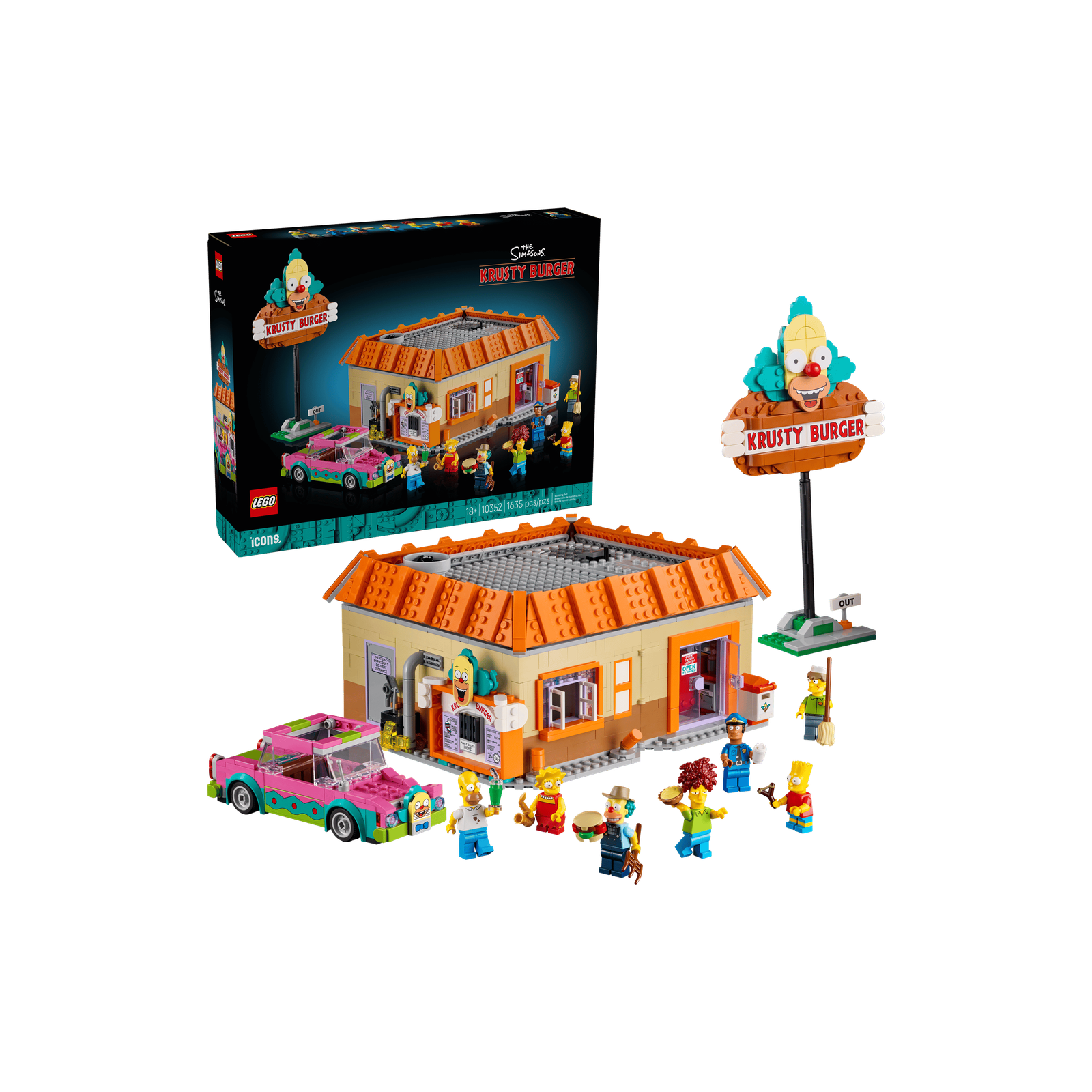 Rumoured release date for LEGO The Simpsons 10352 Krusty Burger