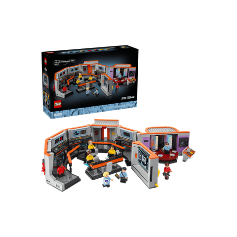 New info on scope and size of the next LEGO Icons Star Trek set (11385): Enterprise Bridge (TOS) with eight minifigures
