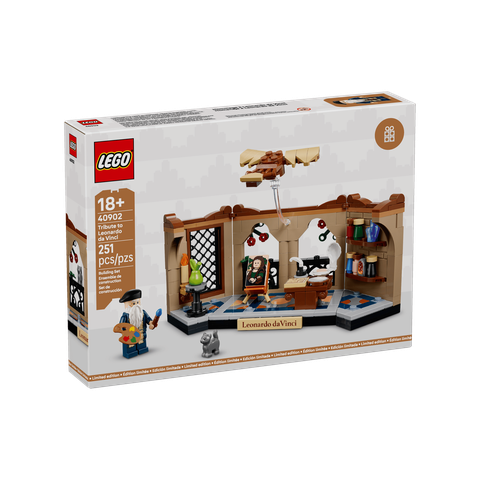 LEGO 40902 Tribute to Leonardo da Vinci rumoured for summer 2026