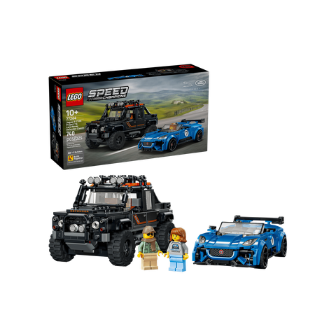 3 licensed LEGO sets for August 2026 leak online: Jaguar 2-Pack